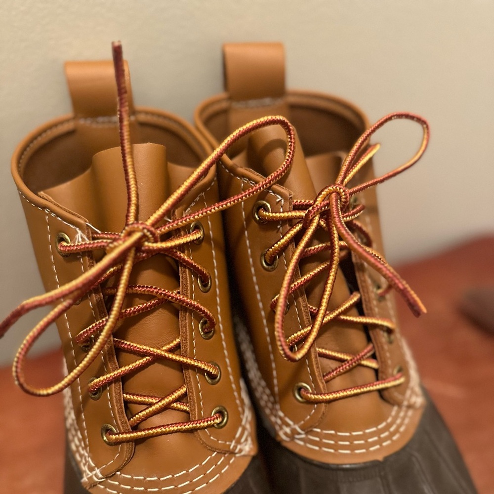 L.L. Bean Men’s  Brown and Tan Ankle Booties - Picture 6 of 11